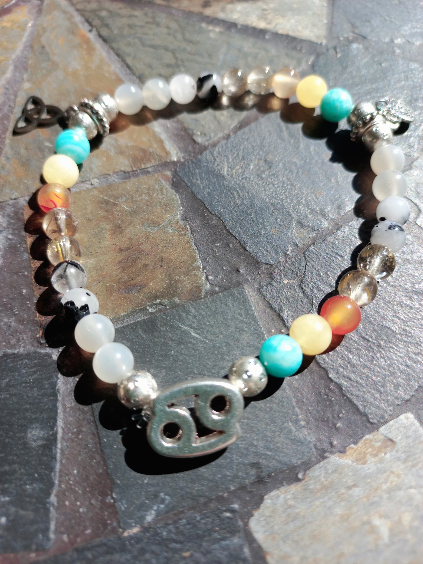 Mala Armband Beispiel "Krebs"