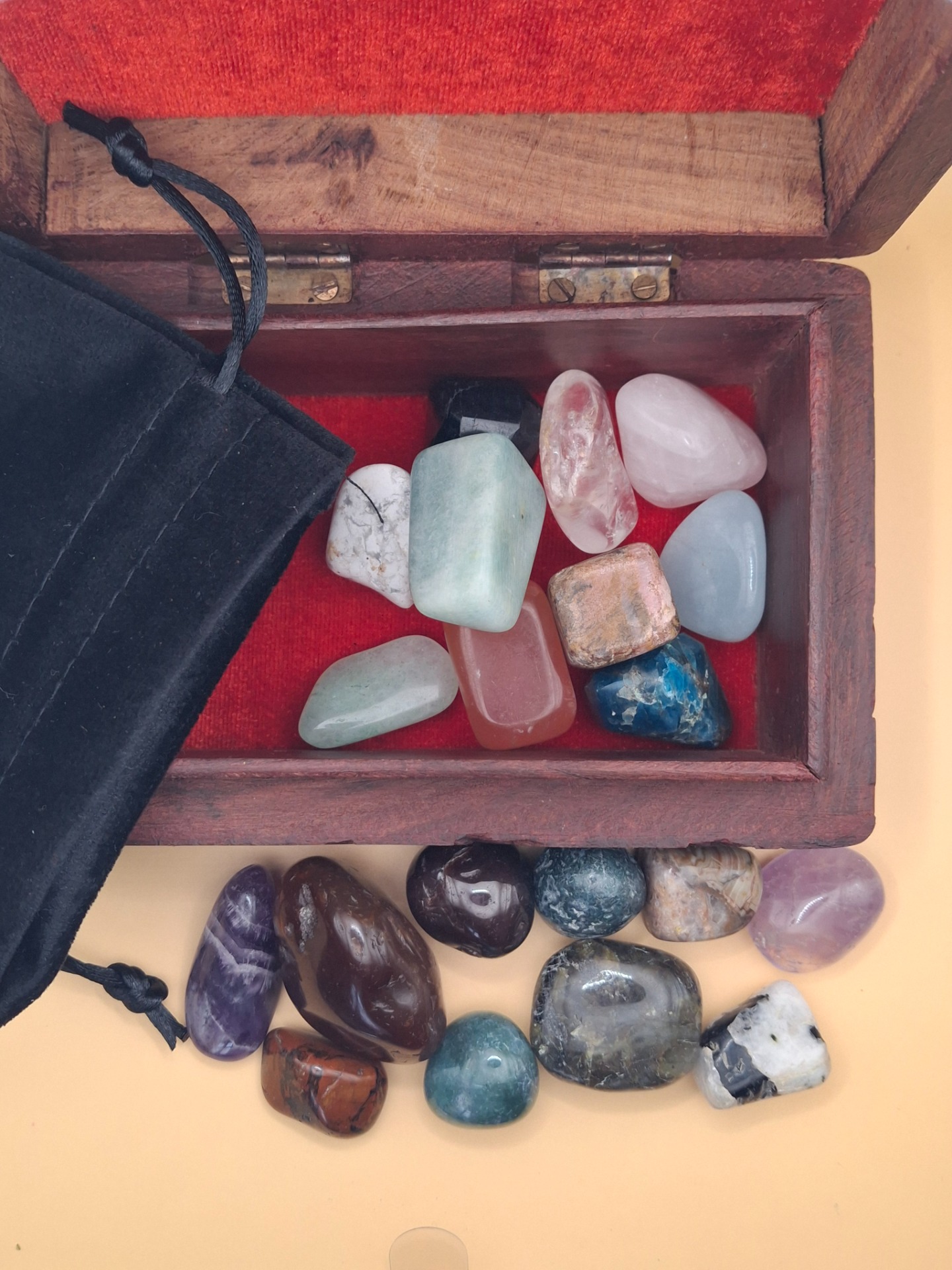 Set mit Tarot-/Schmuckkästchen